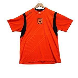Holland Soccer World Cup Sports Shirt Euro Jersey Xara Orange Men's sz Large L